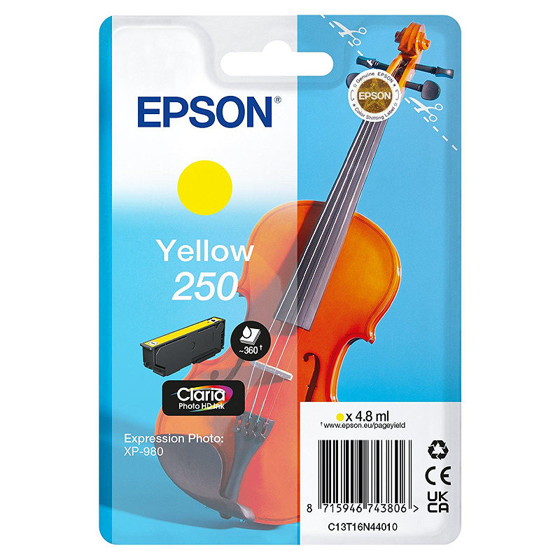 Epson 250 Violin Claria Photo HD ink cartridge