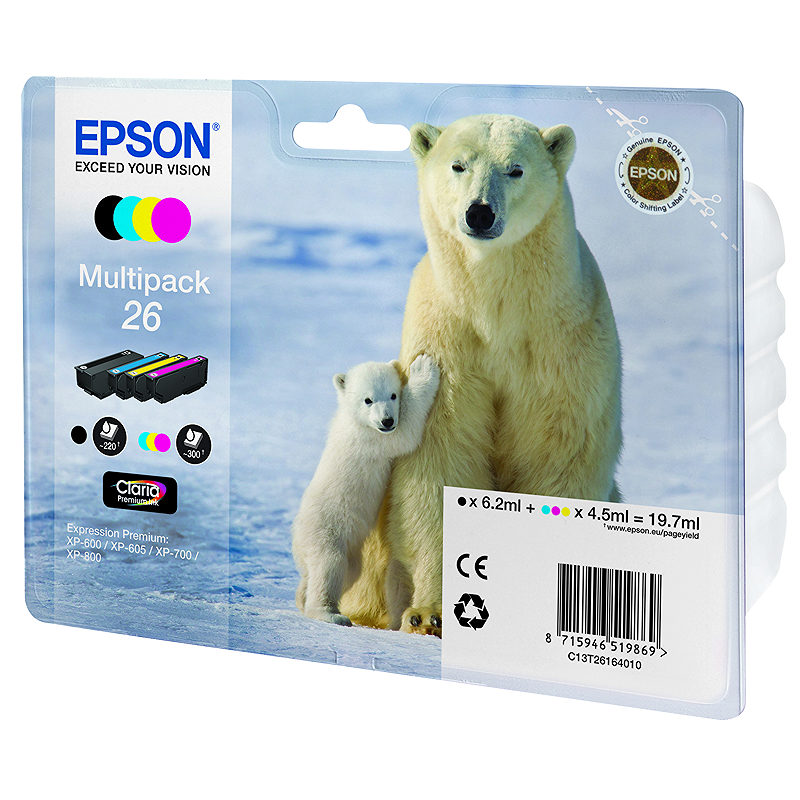 Epson Polar bear C13T26164010 ink cartridge