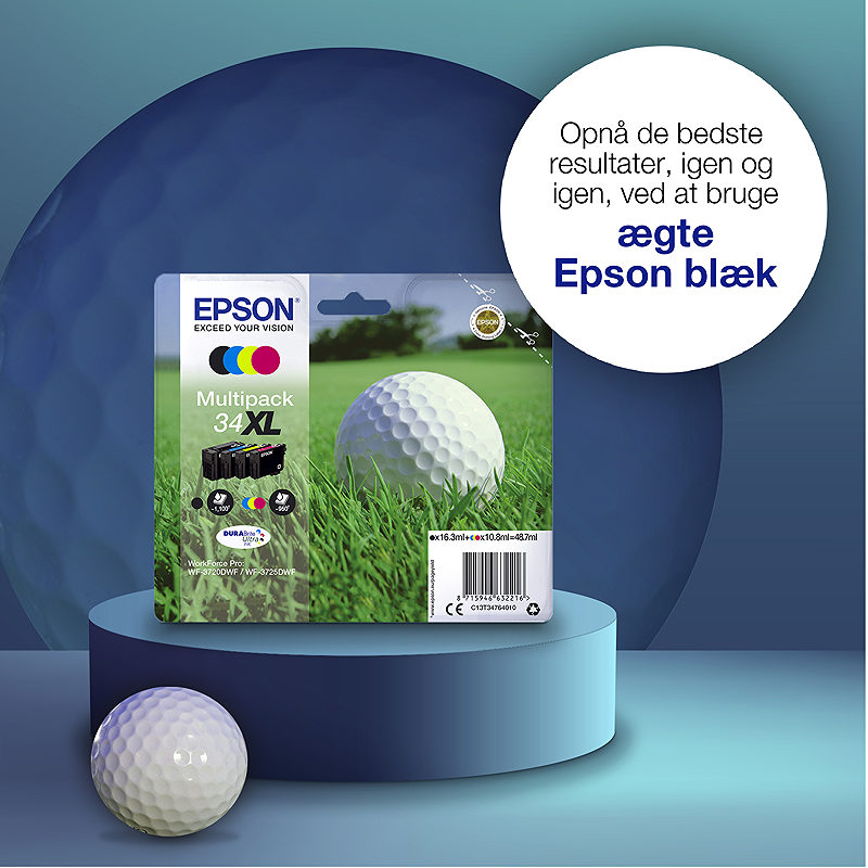 Epson Golf ball 34 golfbold DURABrite Ultra enkeltpakke magenta blæk - Billede 2
