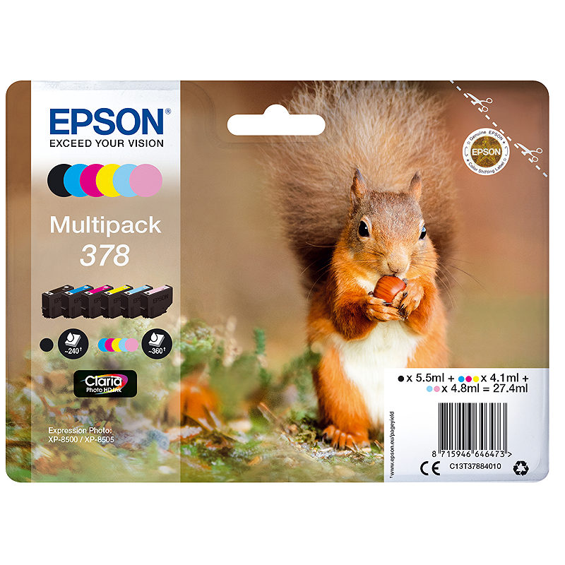 Epson Squirrel C13T37884010 ink cartridge