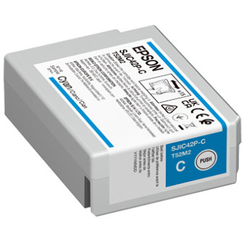 Epson SJIC42P-C blækpatron 1 stk Original Standard udbytte Blå - Billede 2