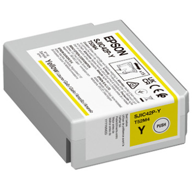 Epson SJIC42P-Y blækpatron 1 stk Original Gul - Billede 2