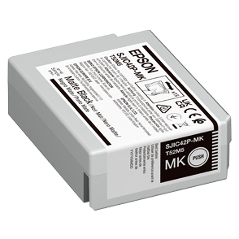Epson SJIC42P-MK blækpatron 1 stk Original Sort