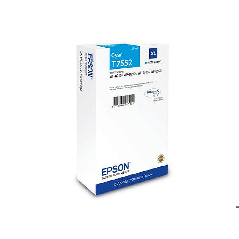 Epson C13T75524N blækpatron 1 stk Original High (L) Yield Blå