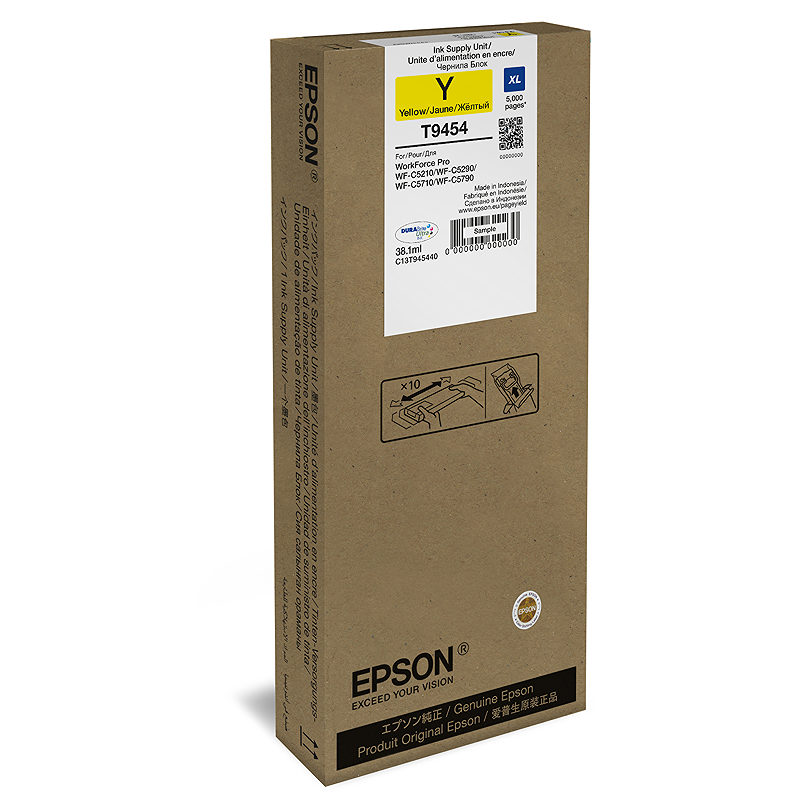 Epson C13T945440 blækpatron 1 stk Original High (L) Yield Gul