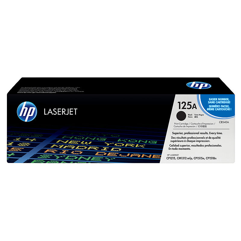 HP Original 125A LaserJet-tonerpatron, sort