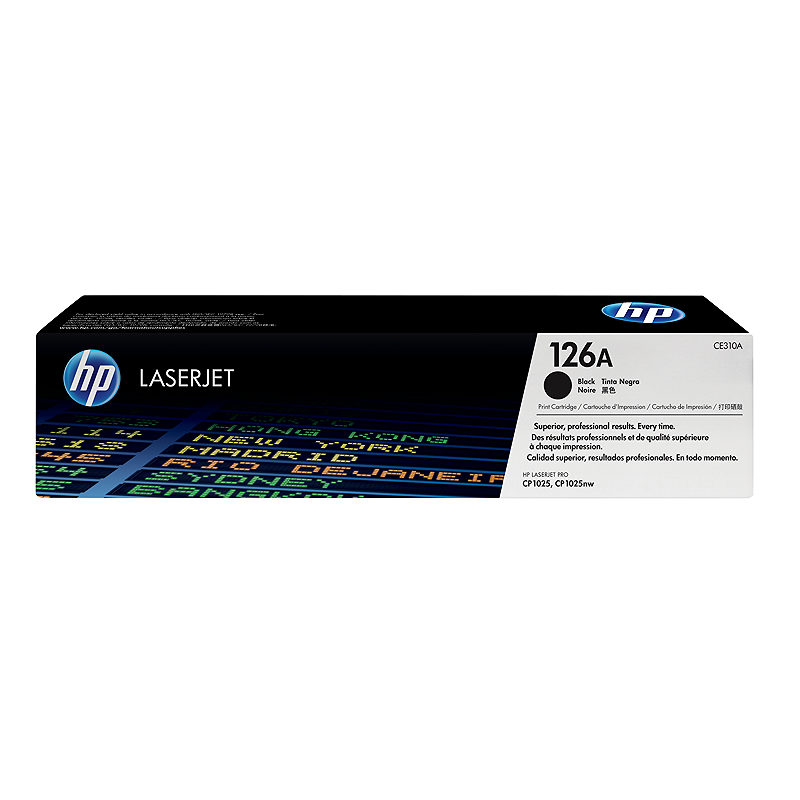 HP Original 126A LaserJet-tonerpatron, sort
