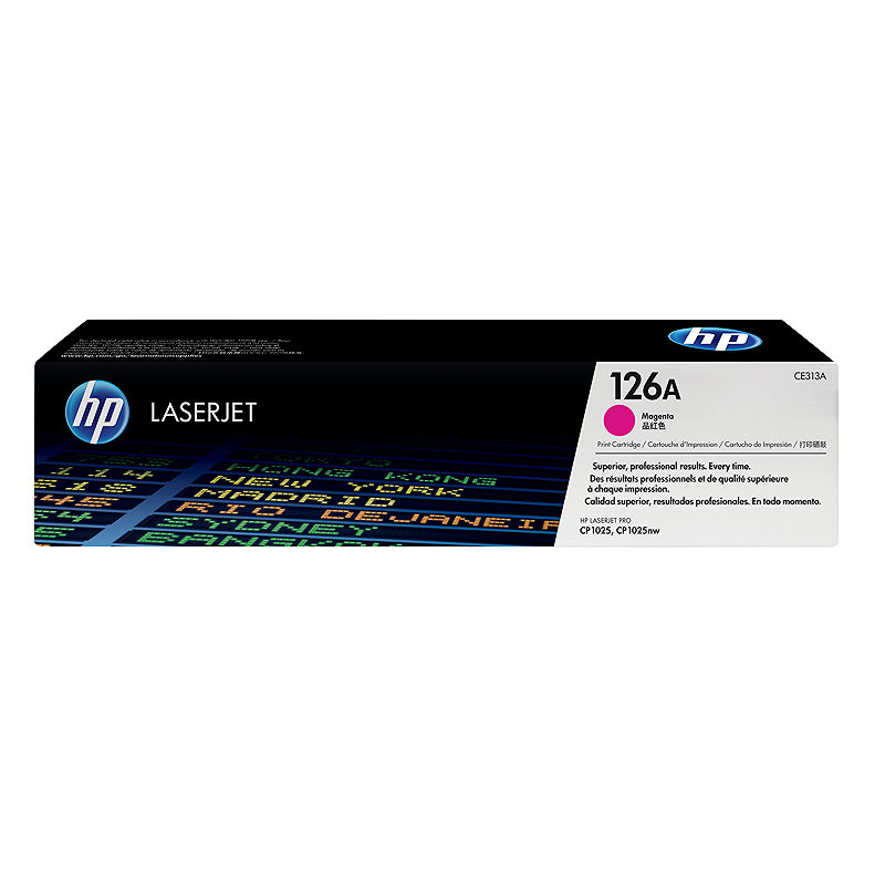 HP Original 126A LaserJet-tonerpatron, magenta