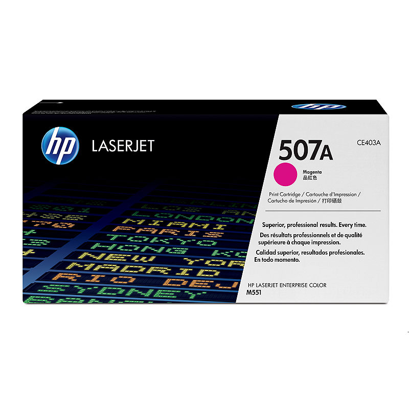 HP Original 507A LaserJet-tonerpatron, magenta