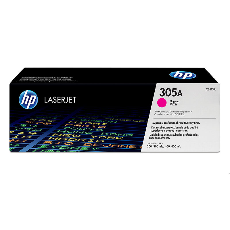 HP Original 305A LaserJet-tonerpatron, magenta