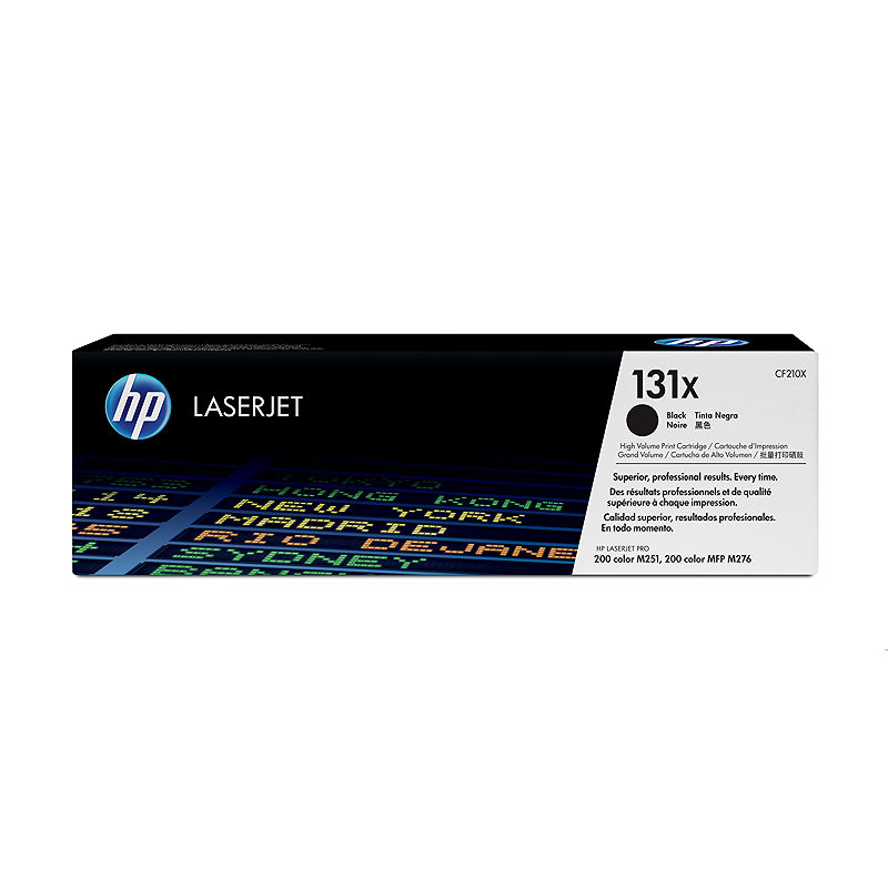 HP Original 131X LaserJet-tonerpatron med høj kapacitet, sort