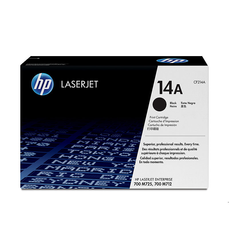 HP Original 14A LaserJet-tonerpatron, sort