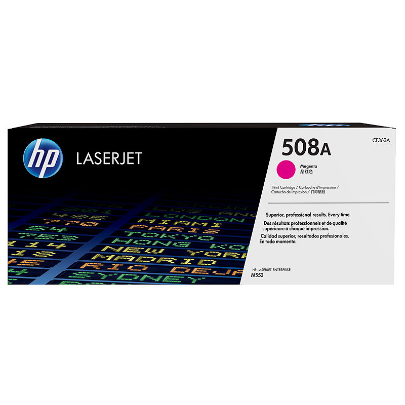 HP Original 508A LaserJet-tonerpatron, magenta