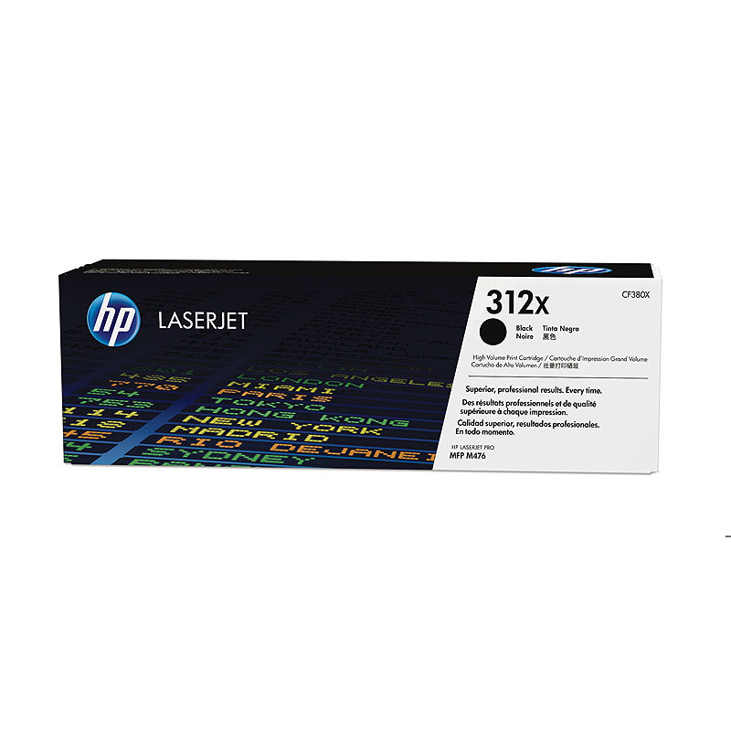 HP 312X LaserJet-tonerpatron med høj kapacitet, sort