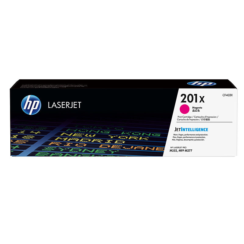 HP Original 201X LaserJet-tonerpatron med høj kapacitet, magenta