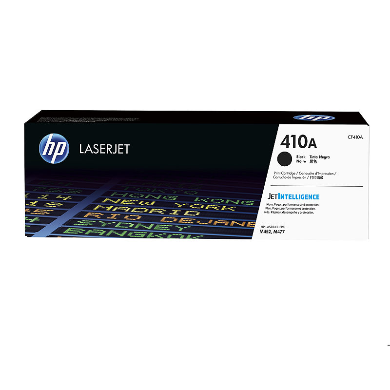 HP Original 410A LaserJet-tonerpatron, sort