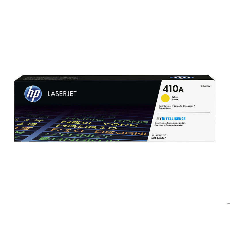 HP Original 410A LaserJet-tonerpatron, gul