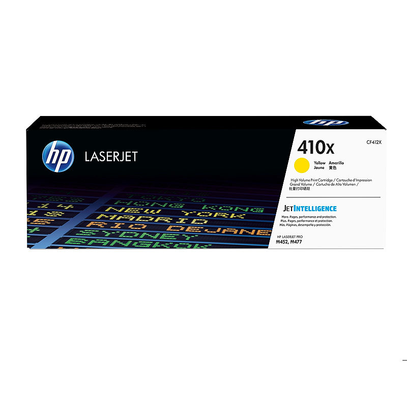 HP Original 410X LaserJet-tonerpatron med høj kapacitet, gul