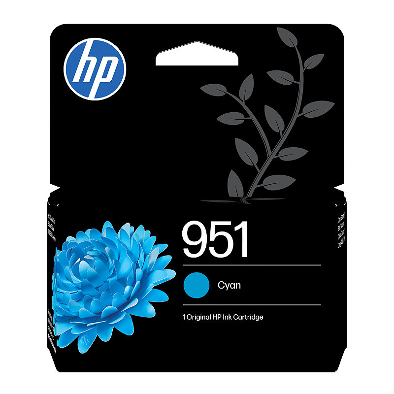 HP Original 951-blækpatron, sort