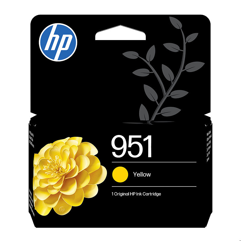 HP Original 951-blækpatron, gul