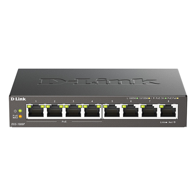 D-Link DGS-1008P/E network switch