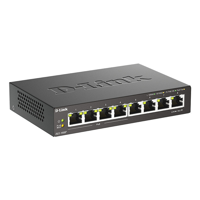 D-Link DGS-1008P/E network switch