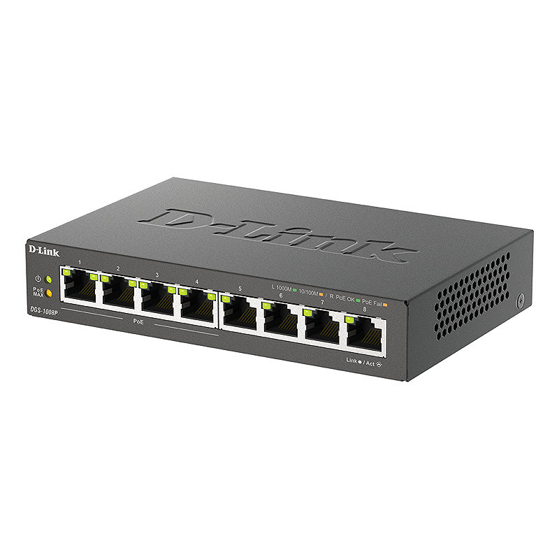D-Link DGS-1008P/E network switch