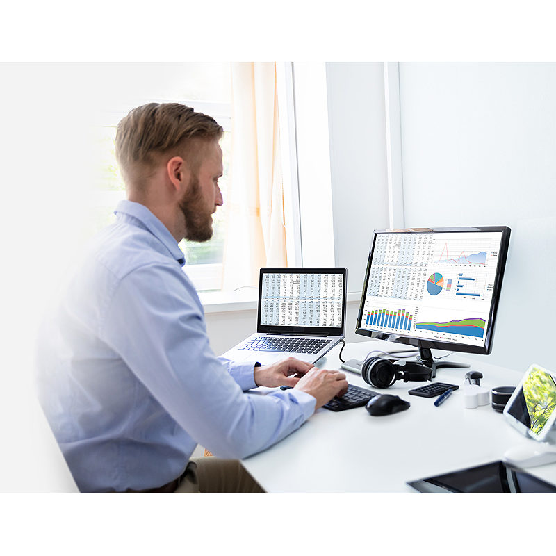 D-Link DUB-2327 dockingstation Ledningsført USB Type-C Grå