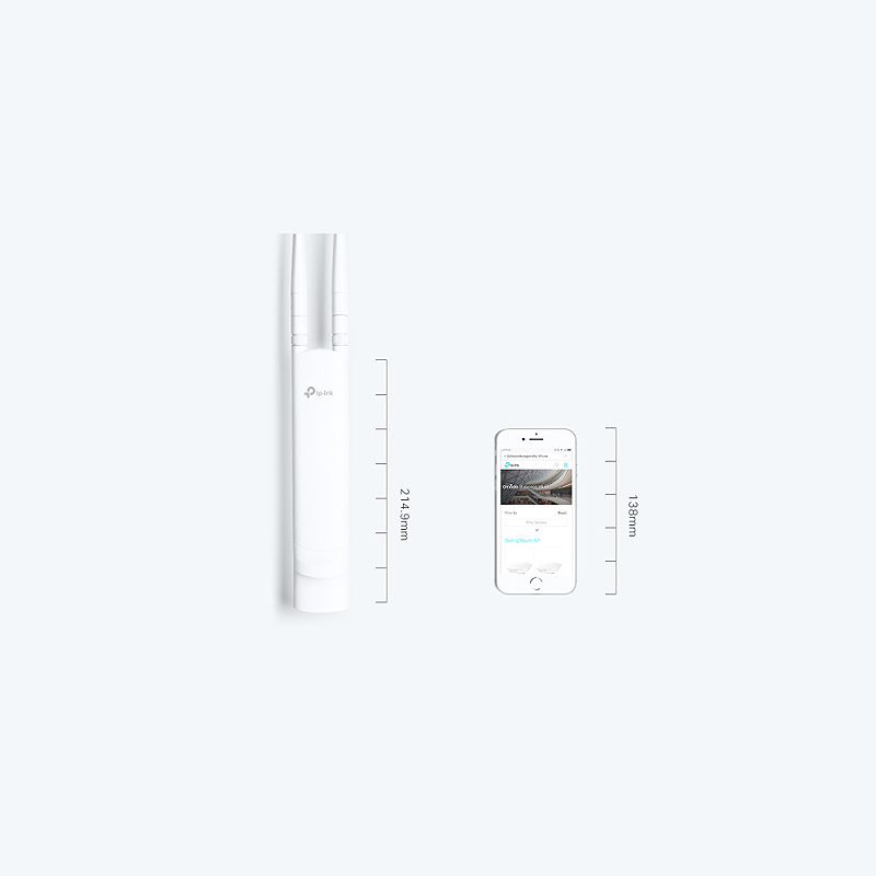TP-Link EAP113-Outdoor 300 Mbit/s Hvid Strøm over Ethernet (PoE)