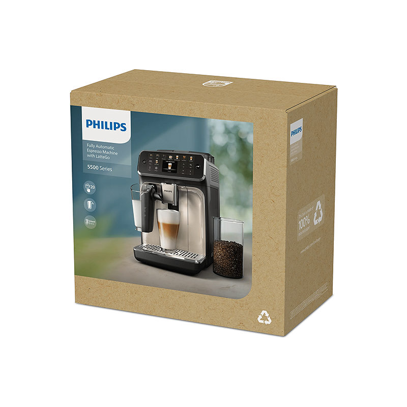 Philips 5500 series Fuldautomatisk espressomaskine EP5549/70 LatteGo - Billede 6