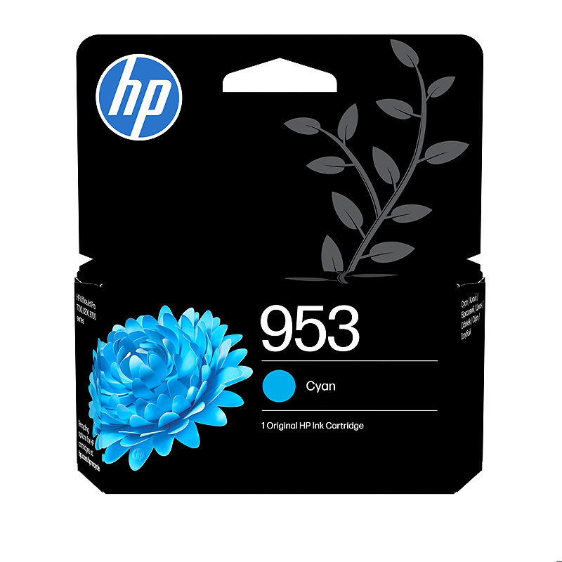 HP Original 953-blækpatron, cyan