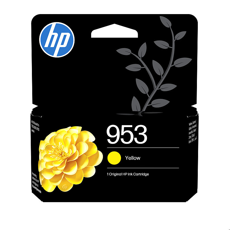 HP Original 953-blækpatron, gul