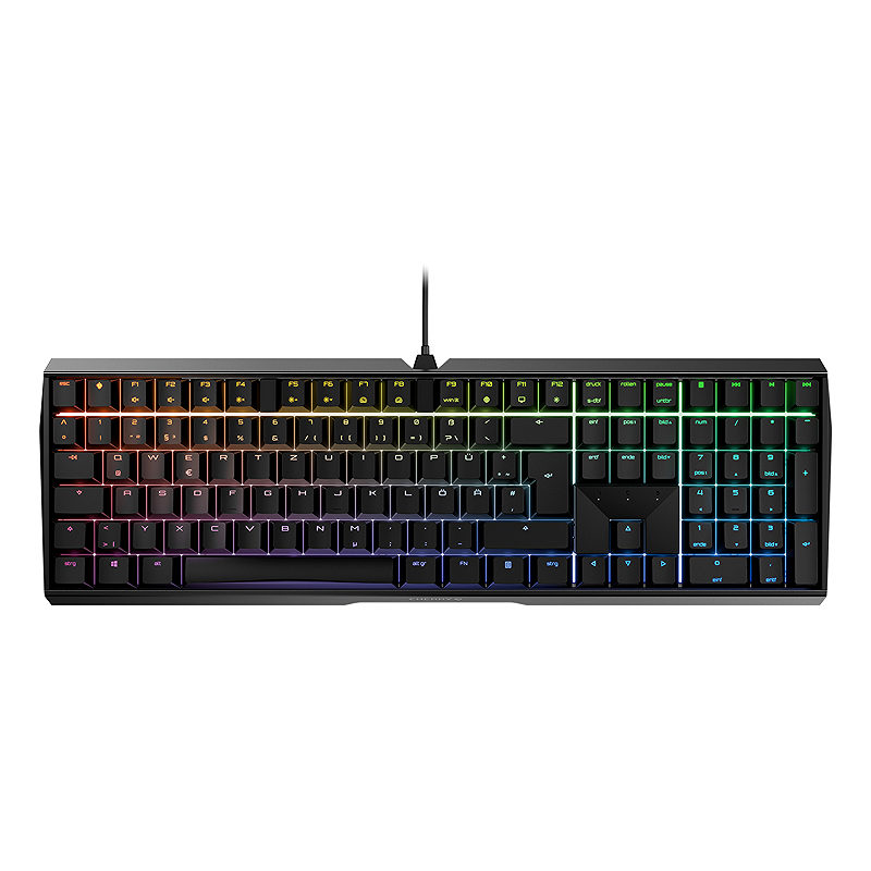 CHERRY MX 3.0S RGB tastatur Spil USB QWERTZ Tysk Sort