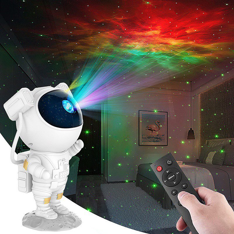 LED LAMP/PROJECTOR ASTRONAUT WHITE - Billede 4