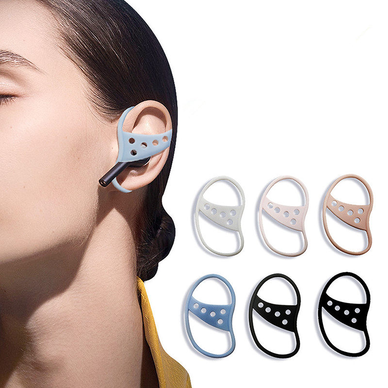 silicone cover to prevent falling out the headphones blue - Billede 2
