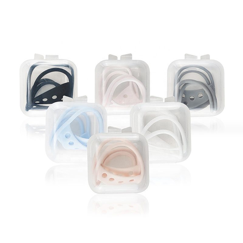silicone cover to prevent falling out the headphones blue - Billede 4