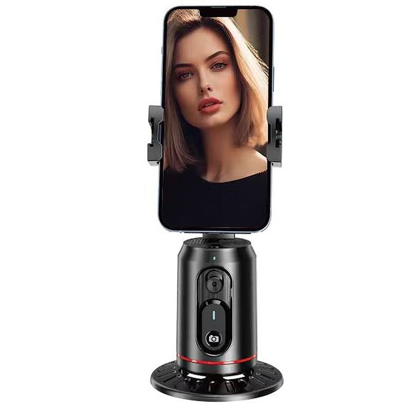 T-PHOX ICIRCLE GIMBAL/TRIPOD FACE TRACKING AI 360 BLACK HOLDER