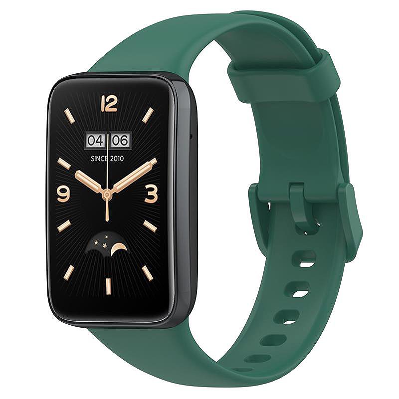 SILICONE STRAP MI BAND 7 PRO/ M7 PRO (6). GREEN - Billede 2