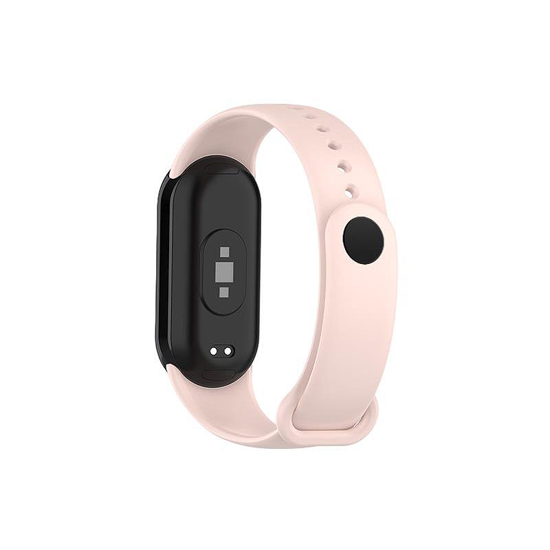 SILICONE STRAP MI BAND 8/M8 (1). LIGHT PINK - Billede 3