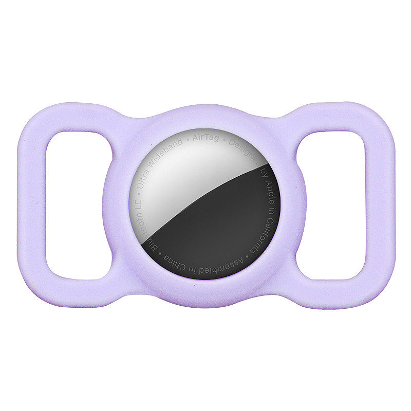AIRTAG CASE FOR COLLAR/BELT/SUSPENDERS PURPLE