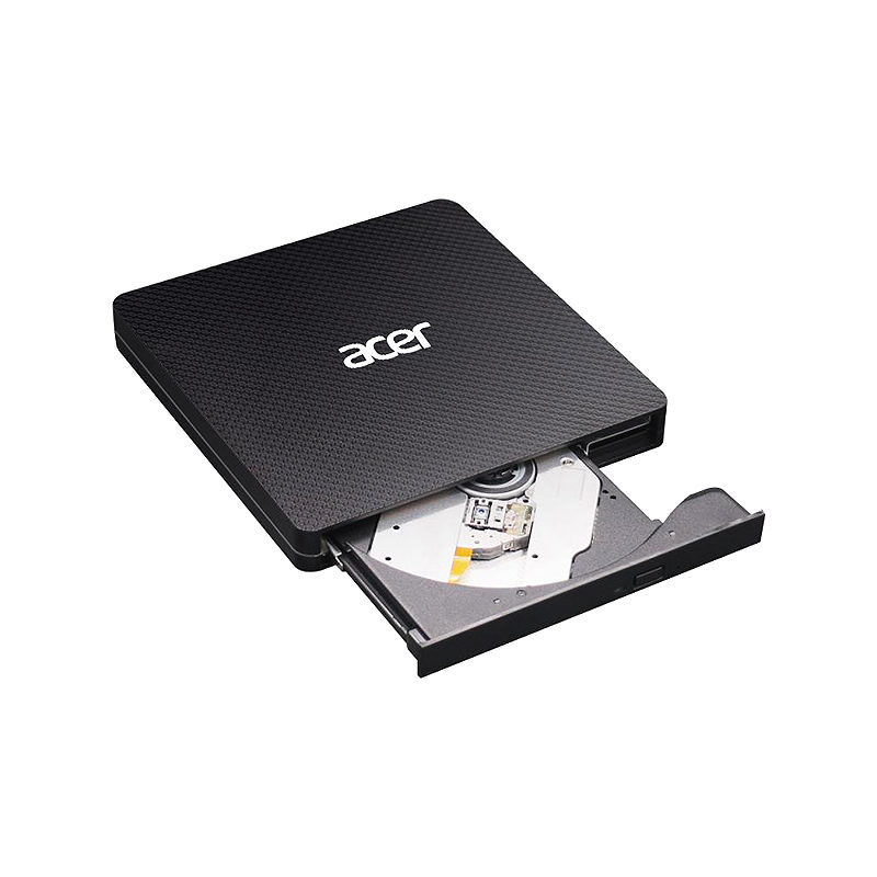 Acer Portable DVD Writer AXD001 optisk diskdrev DVD±RW Sort