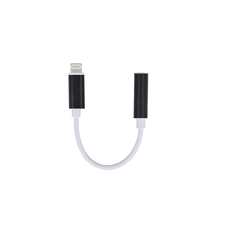 Forever adapter audio jack 3,5mm - Lightning black