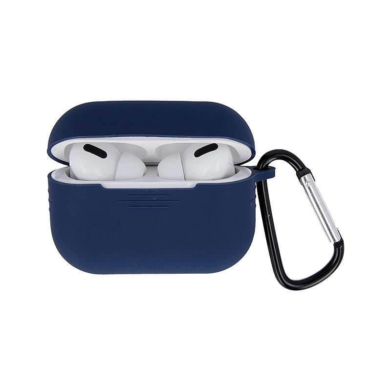 Case for Airpods Pro dark blue with hook - Billede 2
