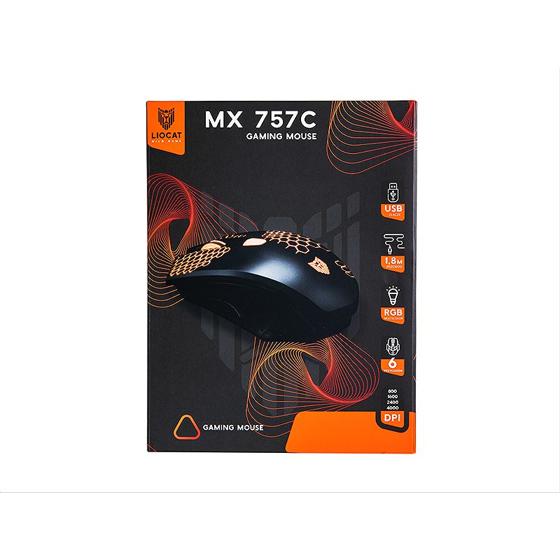 Liocat gaming mouse MX 757C black - Billede 5
