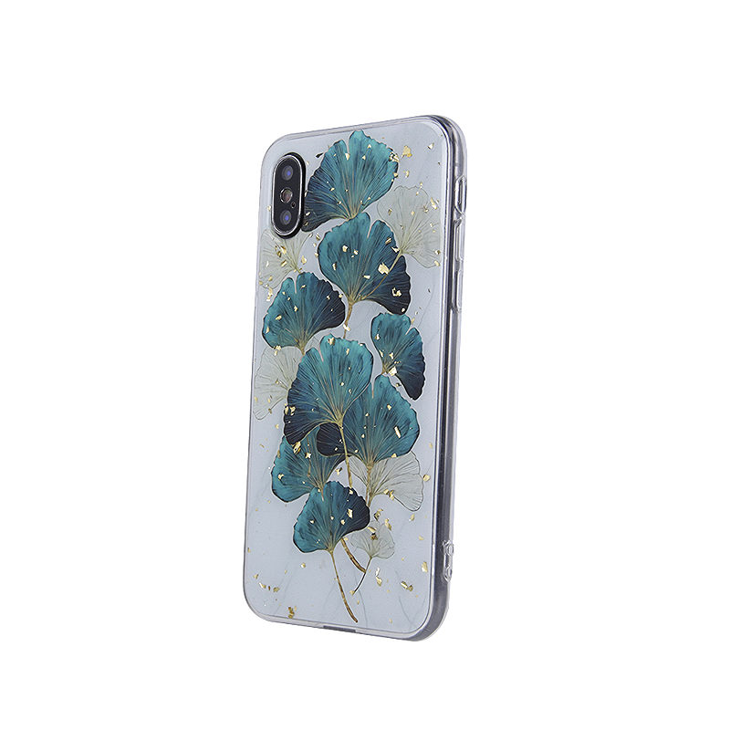 Gold Glam case for Samsung Galaxy S21 leaves