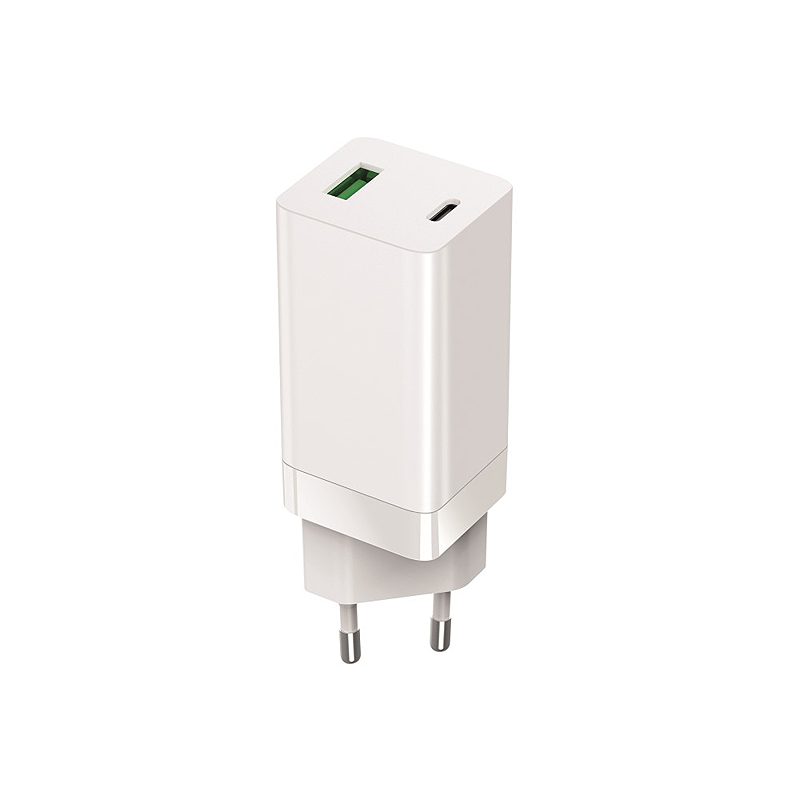 Setty GAN wall charger PD+QC USB + USB-C 65W LSI-02 white JO