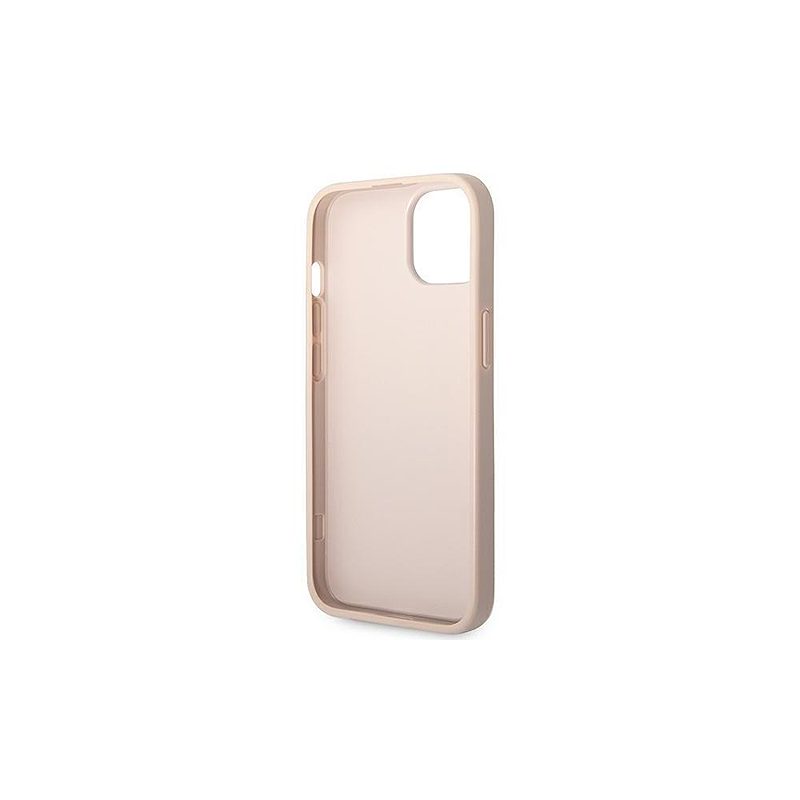Guess case for iPhone 14 Pro 6,1" GUHCP14L4GMGPI pink PU Leather 4G Big Metal Logo - Billede 3