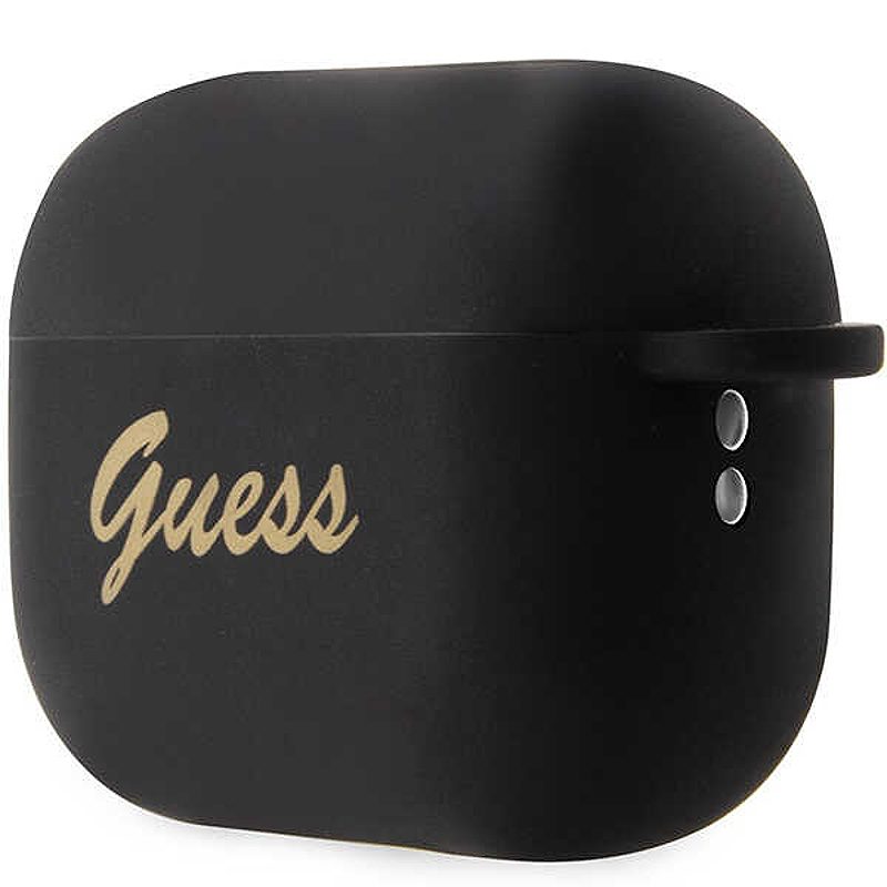 Guess case for AirPods Pro 2 GUAP2LSCHSK black Silicone Heart Charm - Billede 3