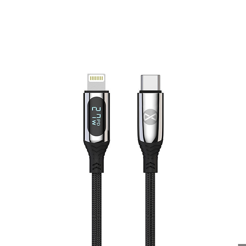 Forever LCD cable USB-C - Lightning 1,0 m 27W black