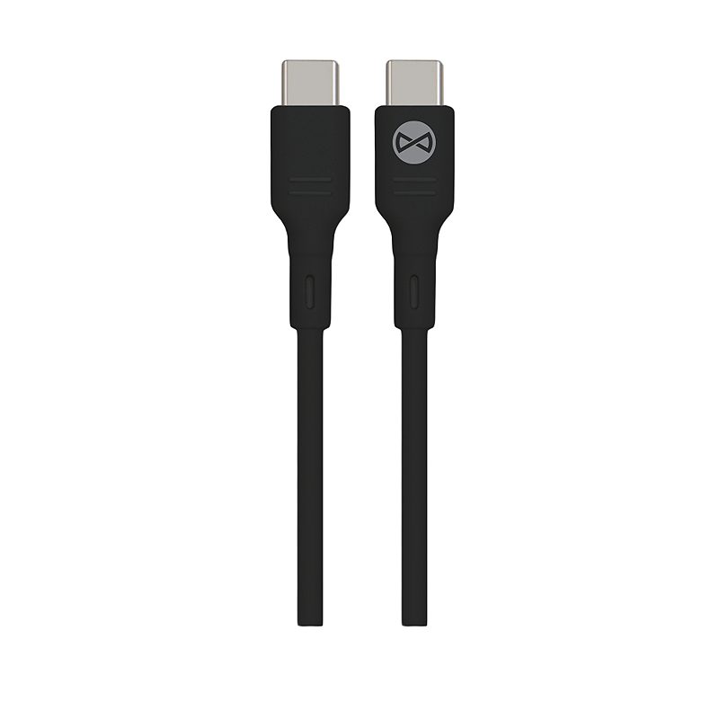 Forever CC-06 PD QC car charger 1x USB-C 1x USB 20W black + USB-C - USB-C cable 60W - Billede 5